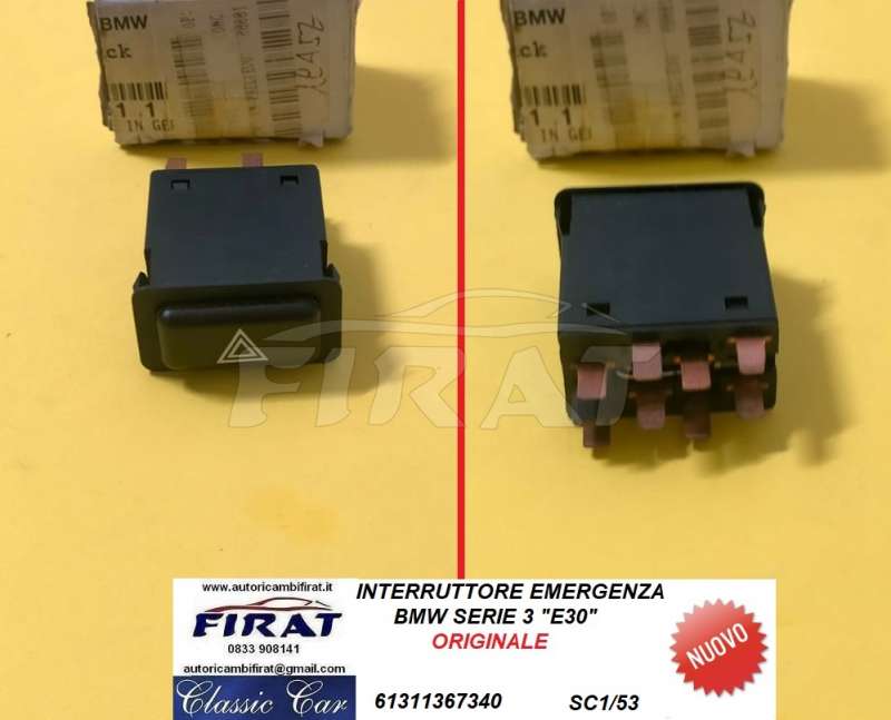INTERRUTTORE EMERGENZA BMW SERIE 3 E30 (61311367340)